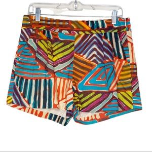 J. Crew Multicolor Patterned Women Shorts